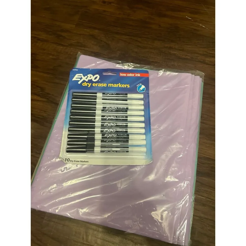Expo‎ markers, and folders